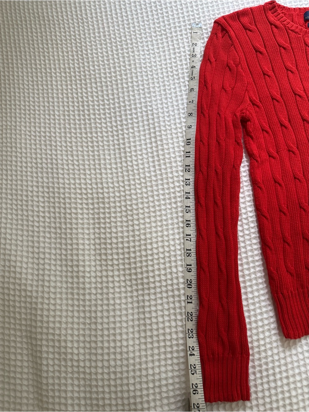 NWT Polo Ralph Lauren Cable Knit Pima Cotton Crewneck Sweater Large HOT DEAL🔥 - Picture 13 of 15
